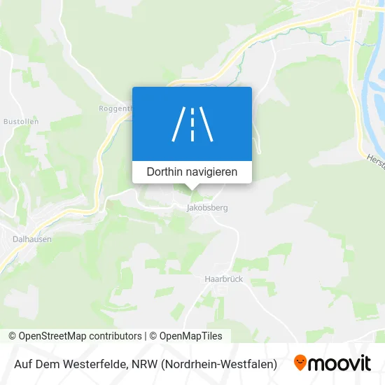 Auf Dem Westerfelde Karte