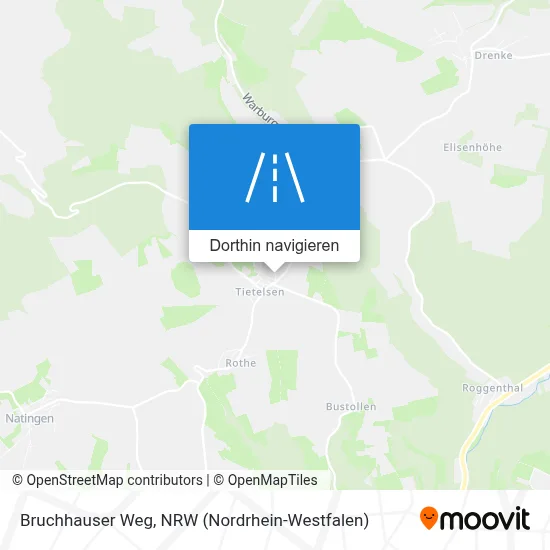 Bruchhauser Weg Karte