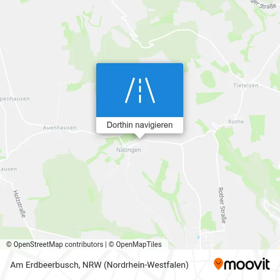 Am Erdbeerbusch Karte