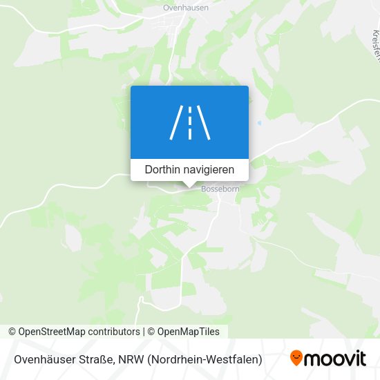 Ovenhäuser Straße Karte