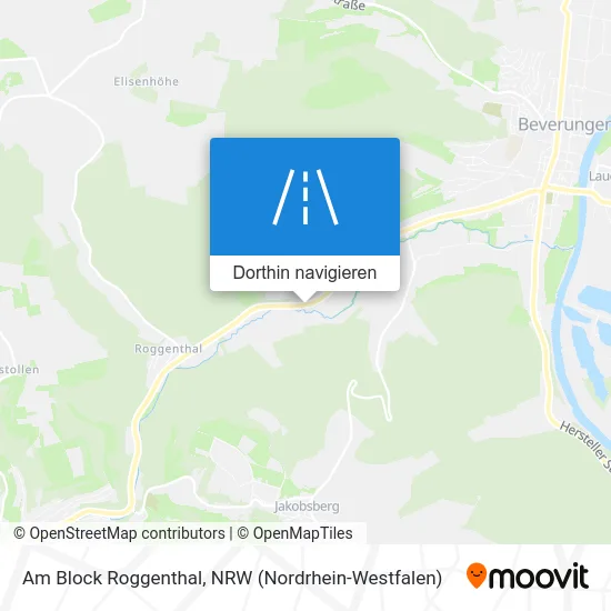 Am Block Roggenthal Karte