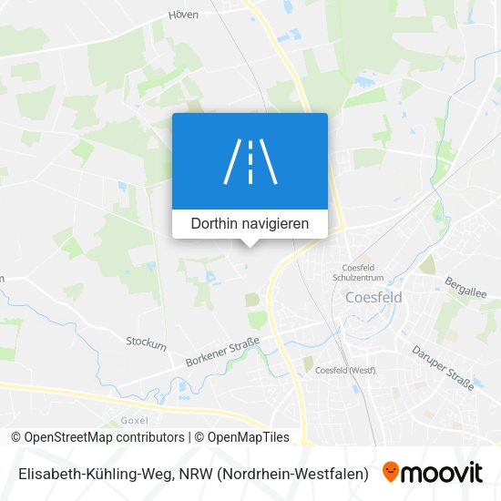 Elisabeth-Kühling-Weg Karte