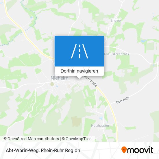 Abt-Warin-Weg Karte