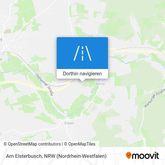 Am Elsterbusch Karte