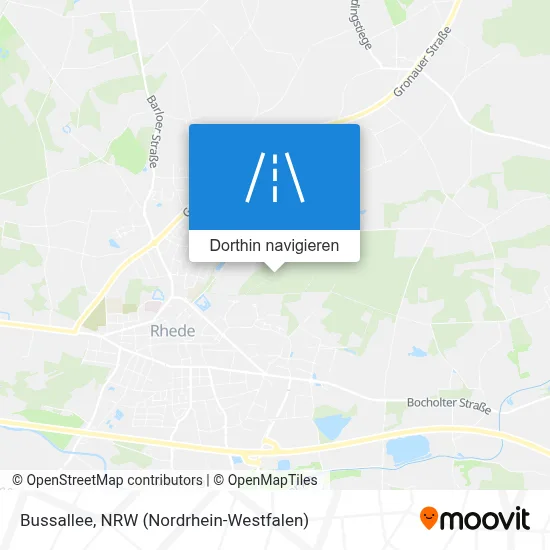 Bussallee Karte