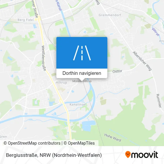 Bergiusstraße Karte