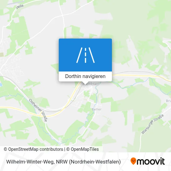 Wilhelm-Winter-Weg Karte