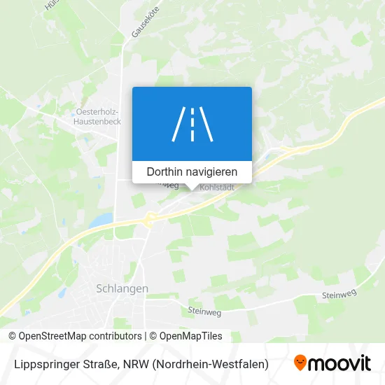 Lippspringer Straße Karte