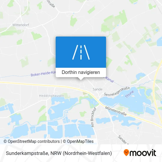 Sunderkampstraße Karte
