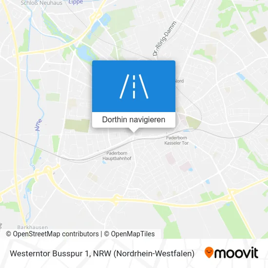 Westerntor Busspur 1 Karte