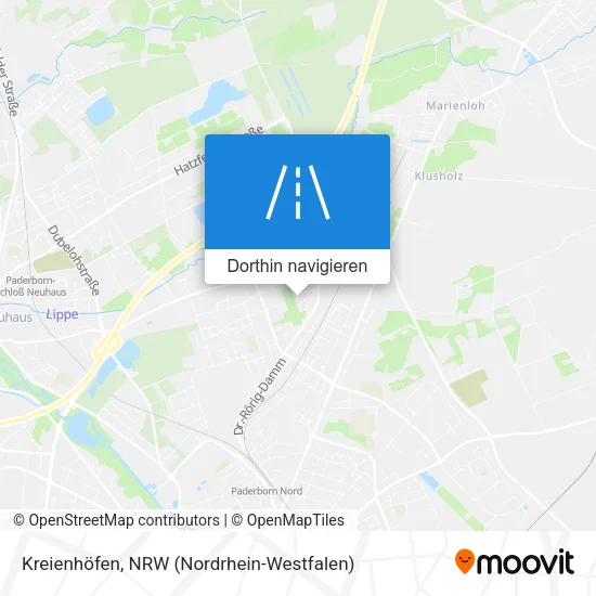 Kreienhöfen Karte