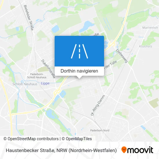 Haustenbecker Straße Karte