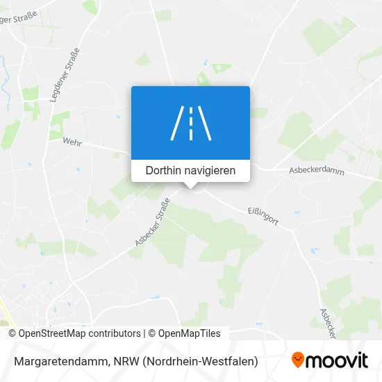 Margaretendamm Karte