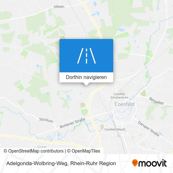 Adelgonda-Wolbring-Weg Karte