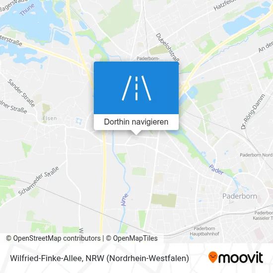 Wilfried-Finke-Allee Karte