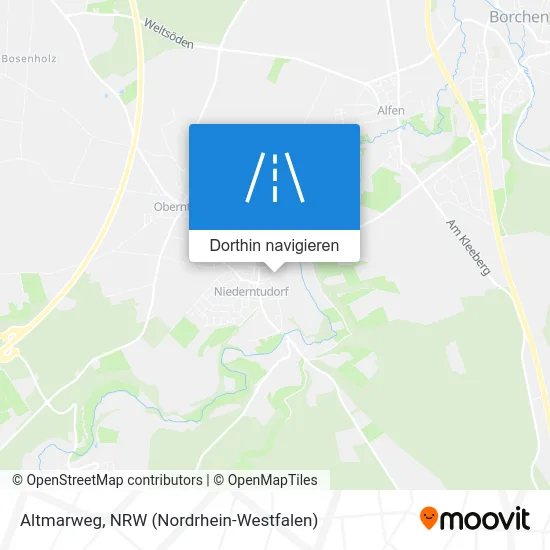 Altmarweg Karte