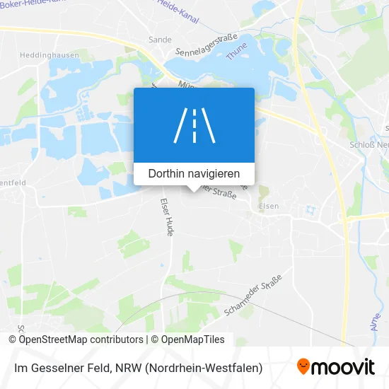 Im Gesselner Feld Karte