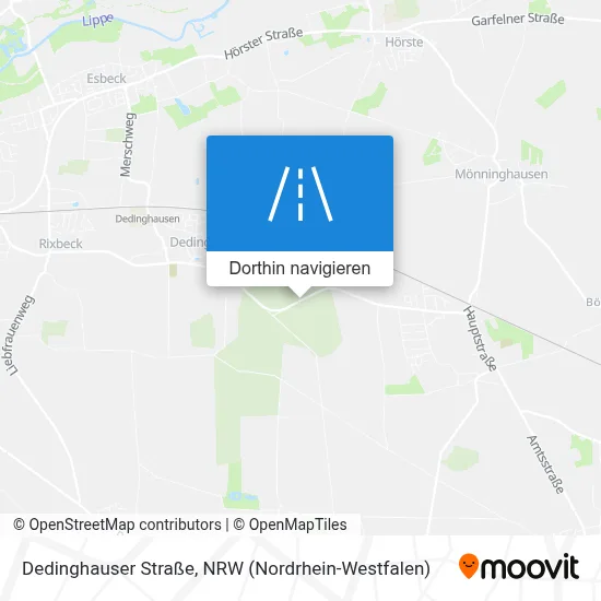Dedinghauser Straße Karte