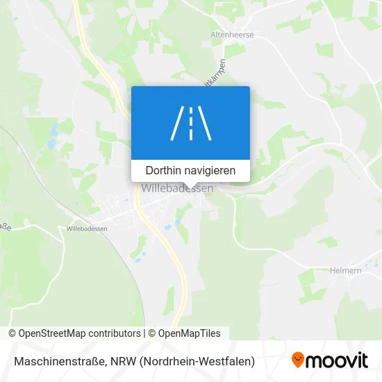 Maschinenstraße Karte