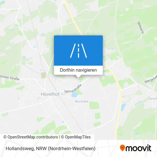 Hollandsweg Karte