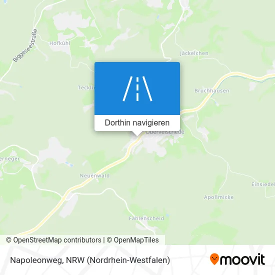 Napoleonweg Karte