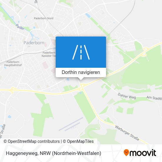 Haggeneyweg Karte