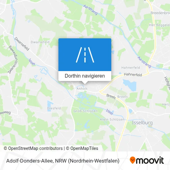 Adolf-Donders-Allee Karte