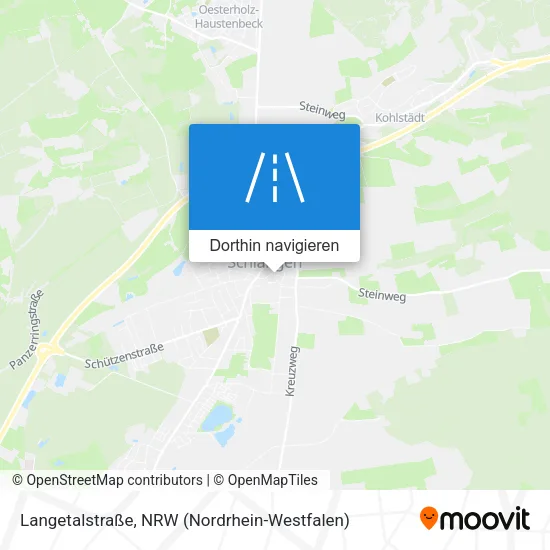 Langetalstraße Karte