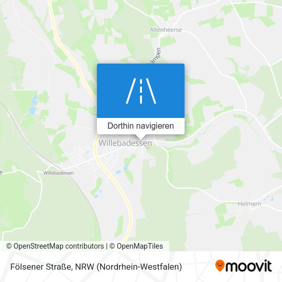 Fölsener Straße Karte