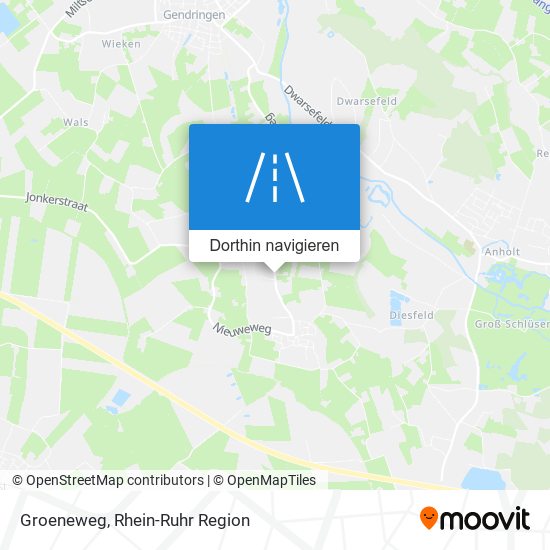 Groeneweg Karte