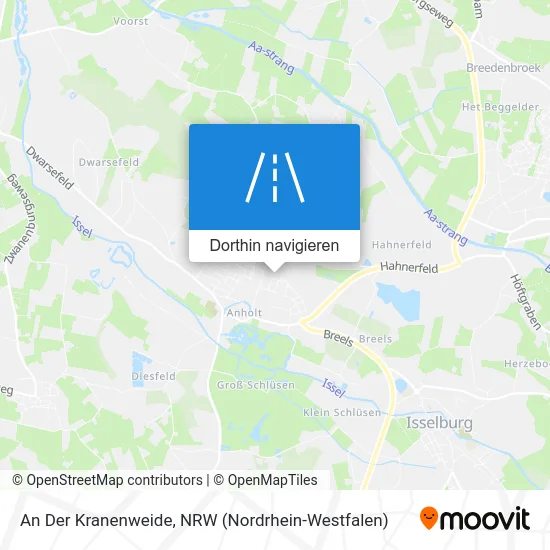 An Der Kranenweide Karte