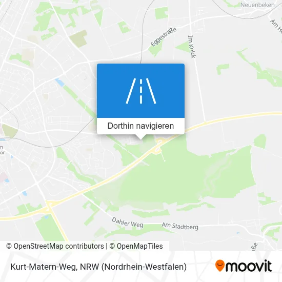 Kurt-Matern-Weg Karte