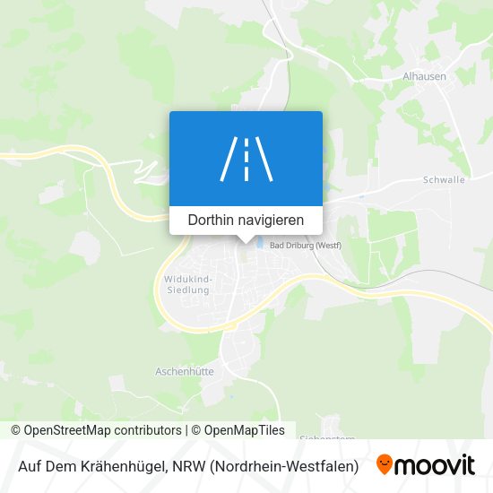 Auf Dem Krähenhügel Karte