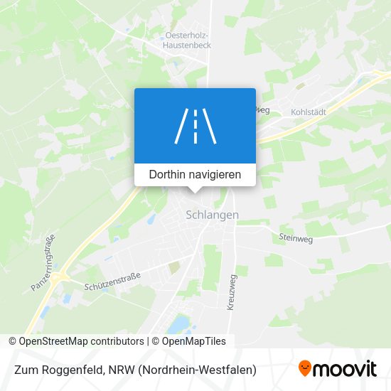 Zum Roggenfeld Karte