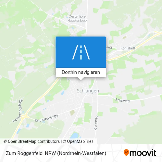 Zum Roggenfeld Karte