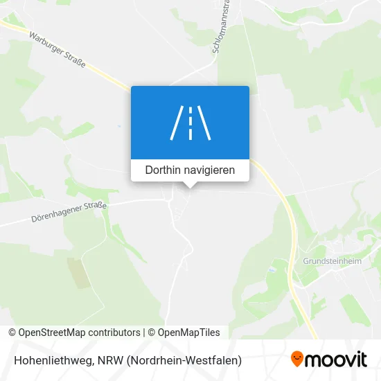 Hohenliethweg Karte