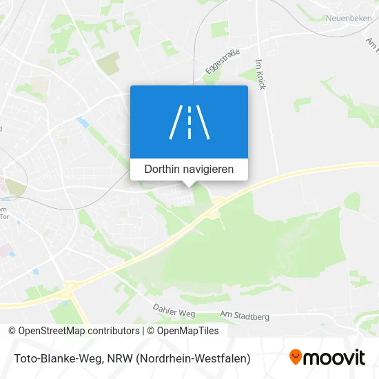 Toto-Blanke-Weg Karte