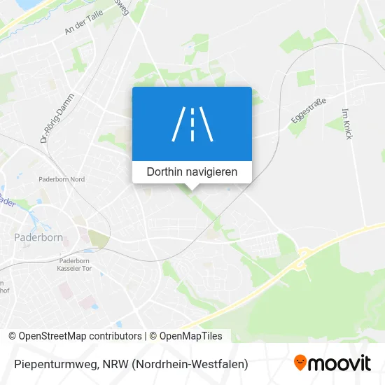 Piepenturmweg Karte
