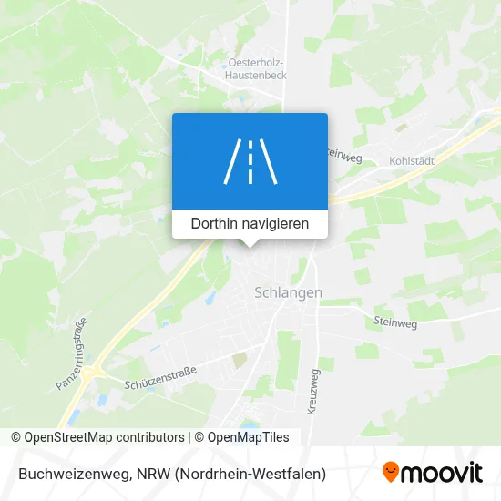 Buchweizenweg Karte