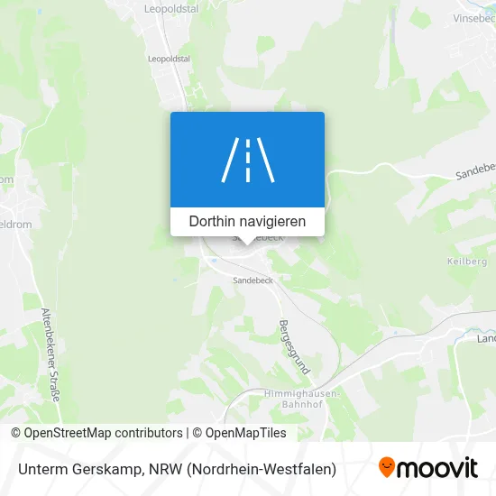 Unterm Gerskamp Karte