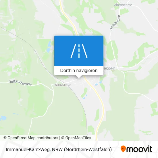 Immanuel-Kant-Weg Karte