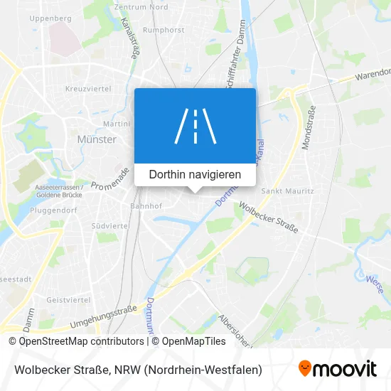 Wolbecker Straße Karte