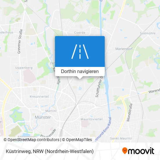 Küstrinweg Karte