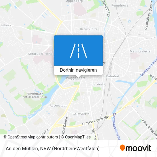 An den Mühlen Karte