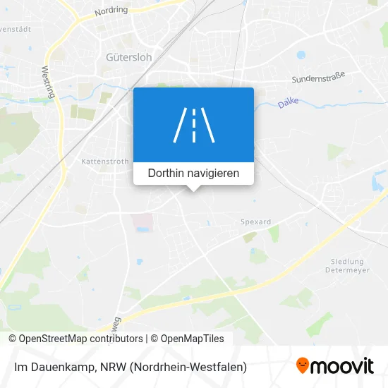 Im Dauenkamp Karte