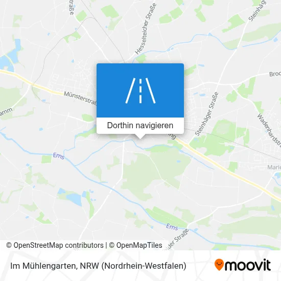 Im Mühlengarten Karte