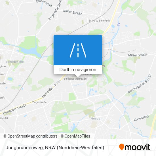 Jungbrunnenweg Karte