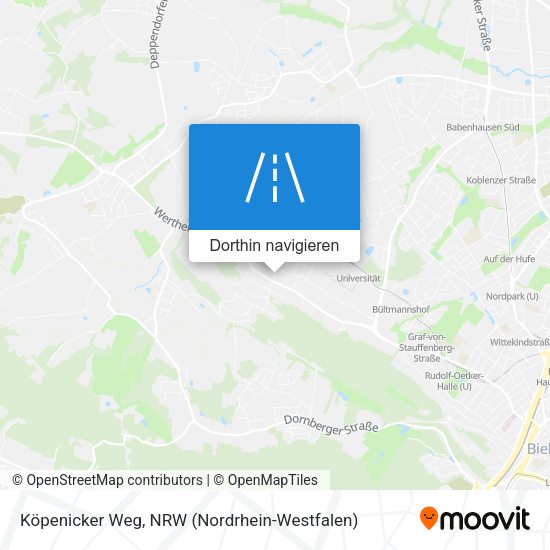 Köpenicker Weg Karte