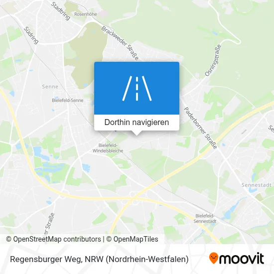 Regensburger Weg Karte