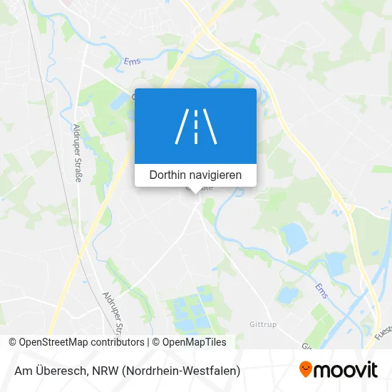 Am Überesch Karte